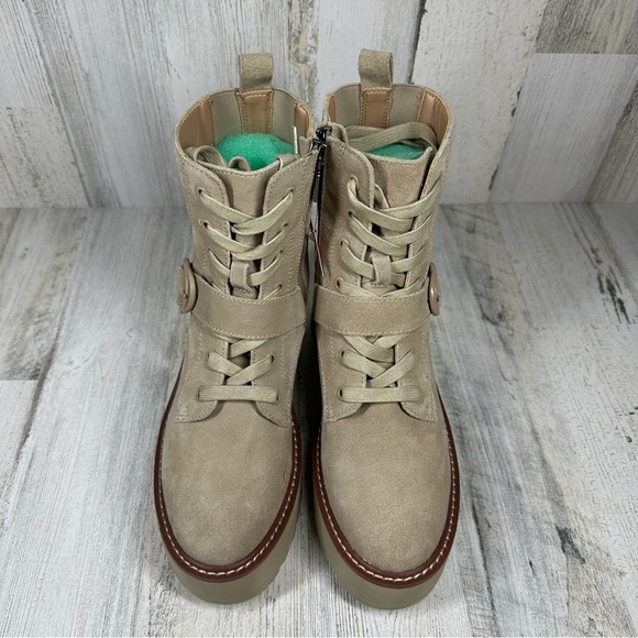 NEW Blondo Grayce Tan Waterproof Platform Lace Up Ankle Bootie #1230 - Picture 13 of 13